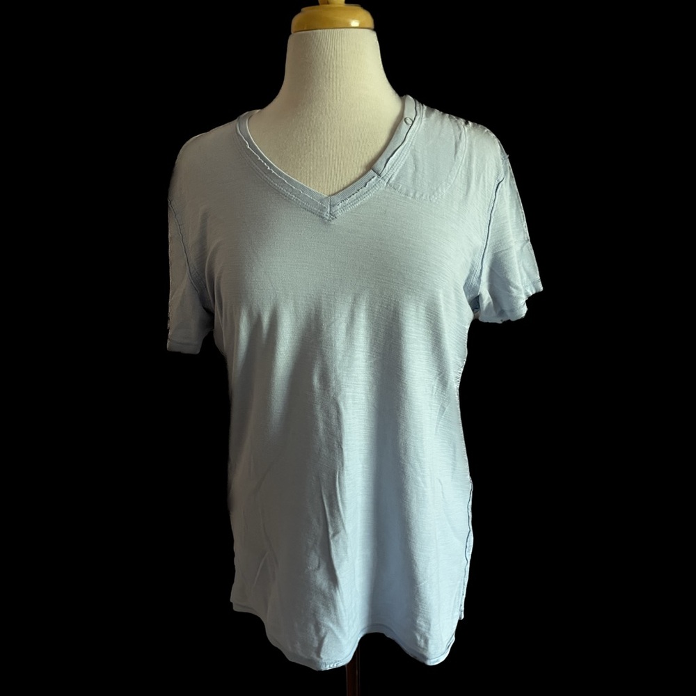 Diesel Light Blue Cotton T-Shirt